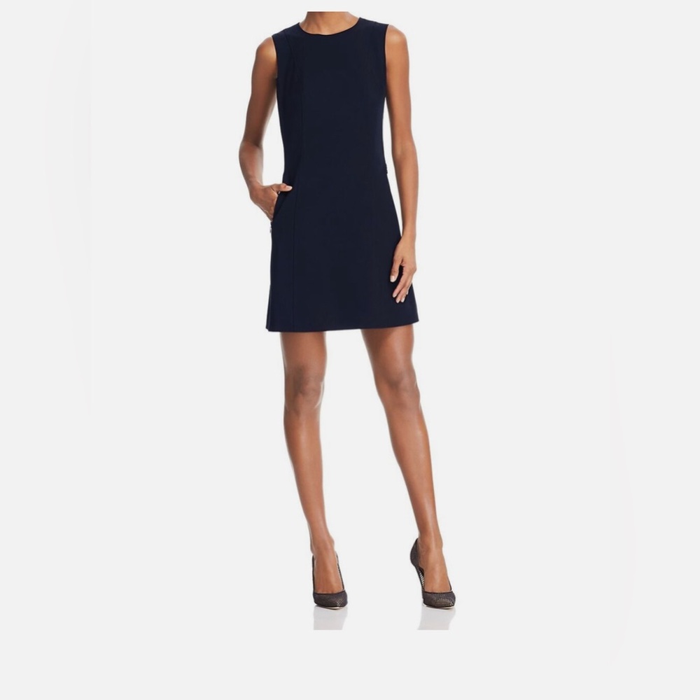 Theory Helaina Classic Suit Dress Deep Navy NWT